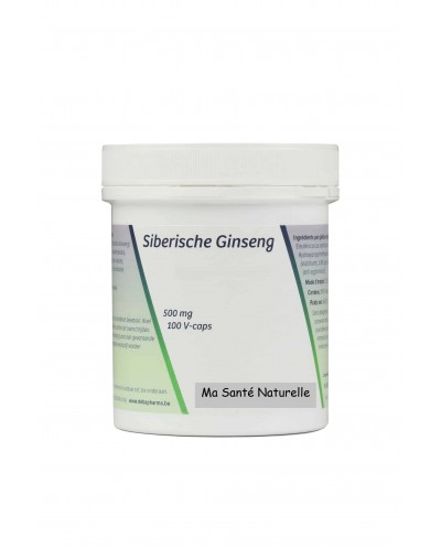 Ginseng de Sibérie 500 mg ELEUTHEROCOCCUS 5:1 extrait 500 mg 0,9% eleutherosides 100 capsules
