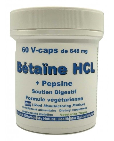 Betaïne HCL 648 mg + 150 mg...