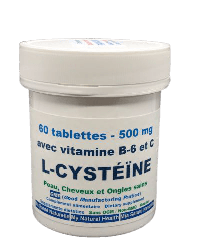 L-CYSTÉINE 500 mg (vit. C,...